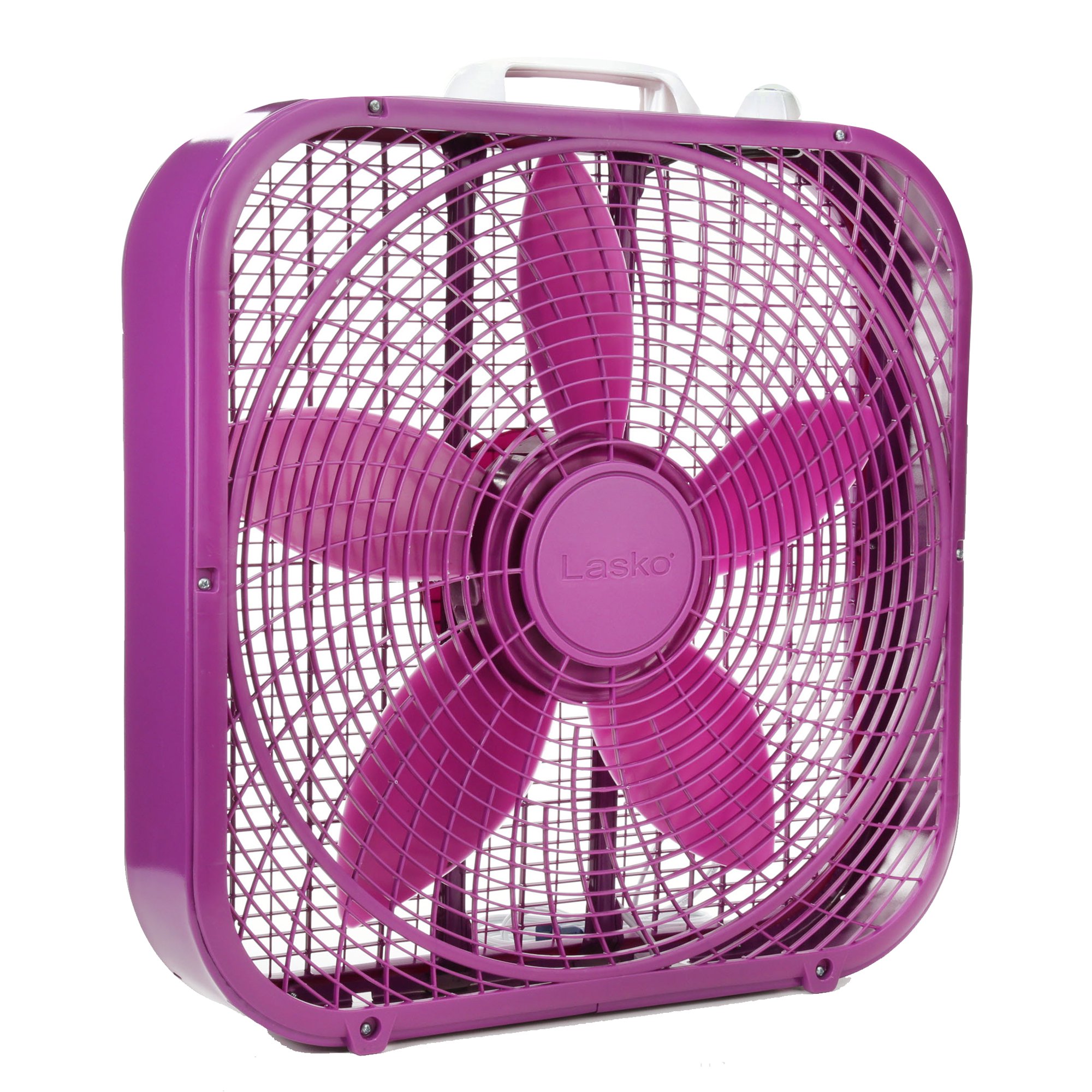 Lasko Cool Colors 20″ 3-Speed Box Fan. Model B20309. Purple