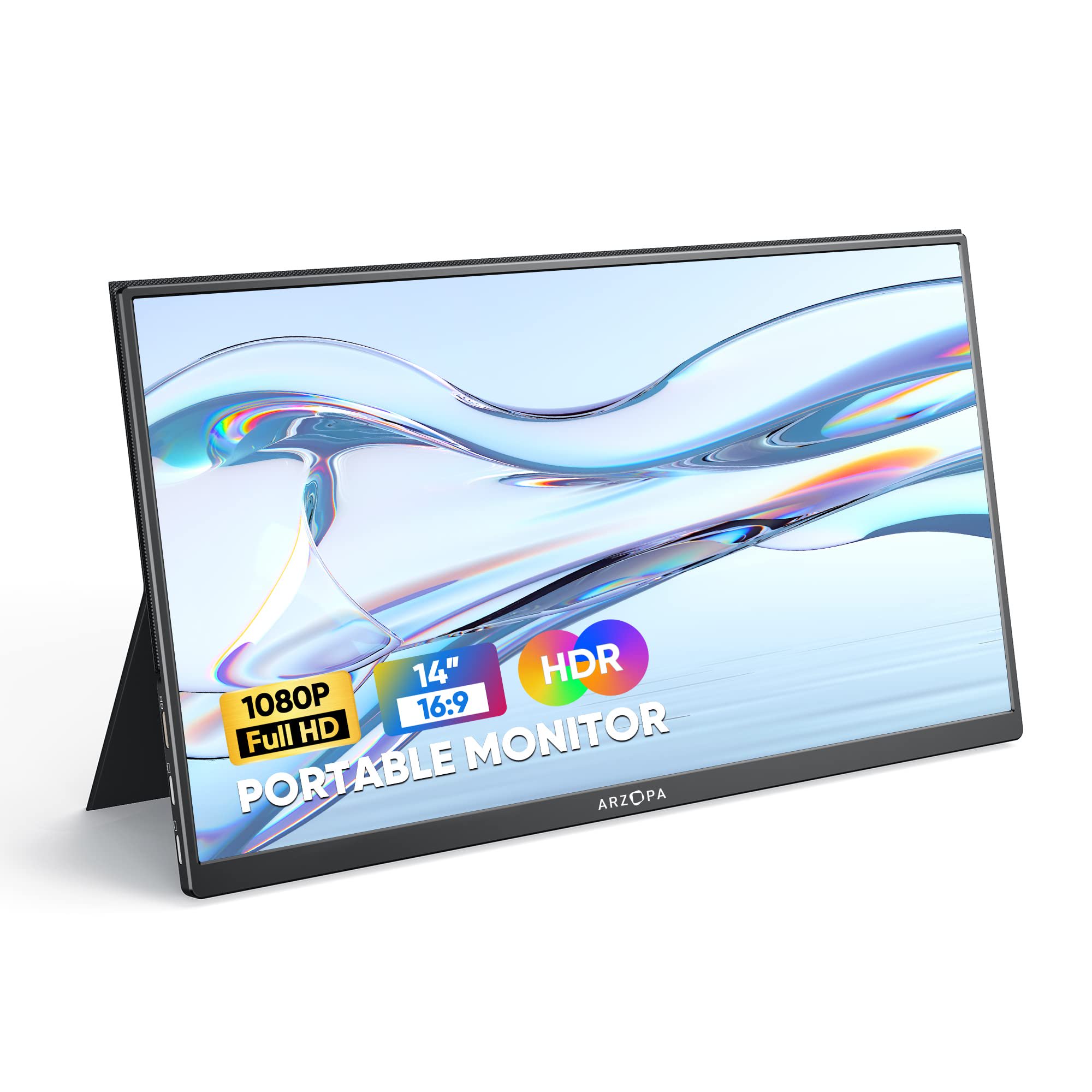 Arzopa A1-001 14-Inch Full HD HDR 1080P 100% SRGB Portable Laptop Monitor