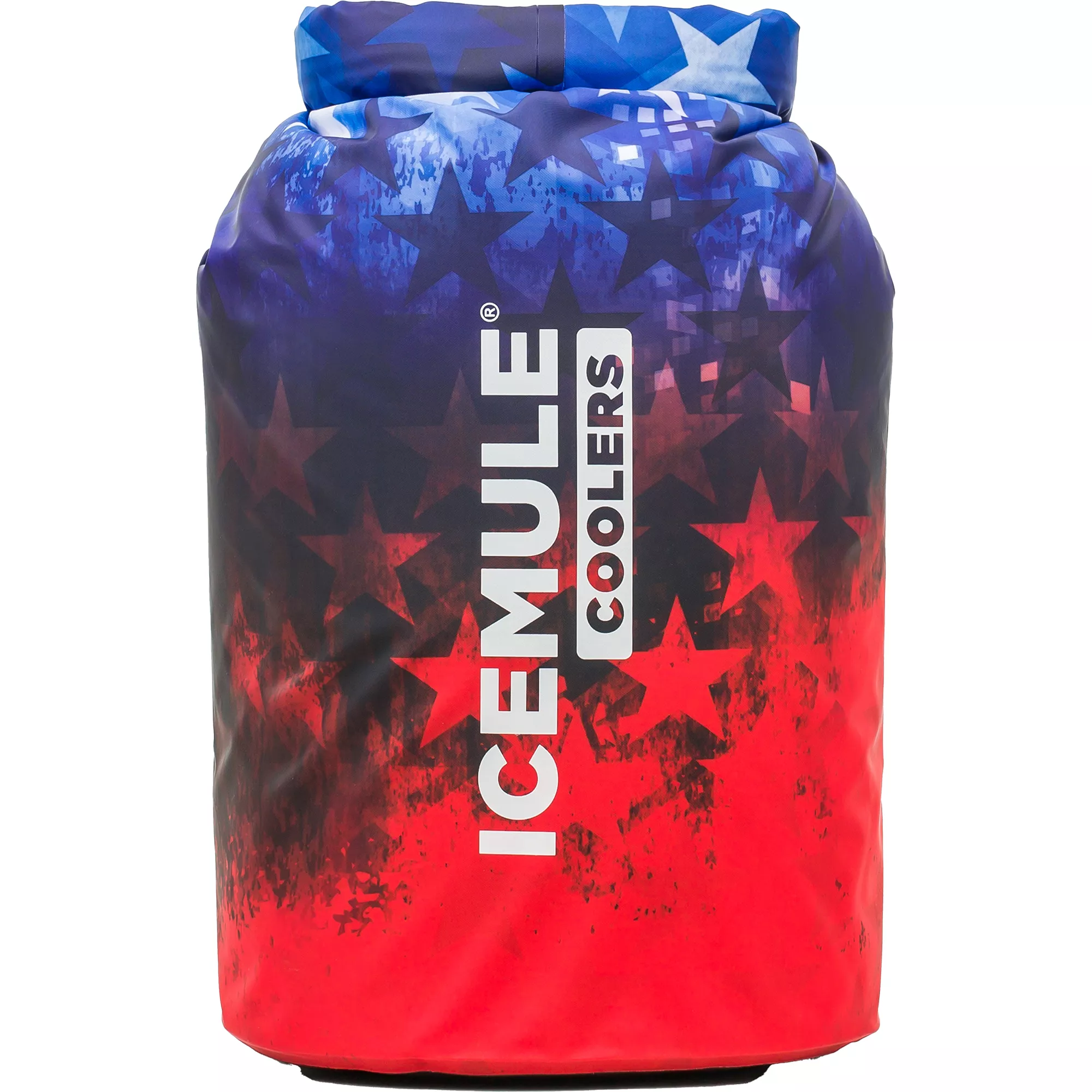IceMule Classic Medium 15L Cooler. Red/White/Blue
