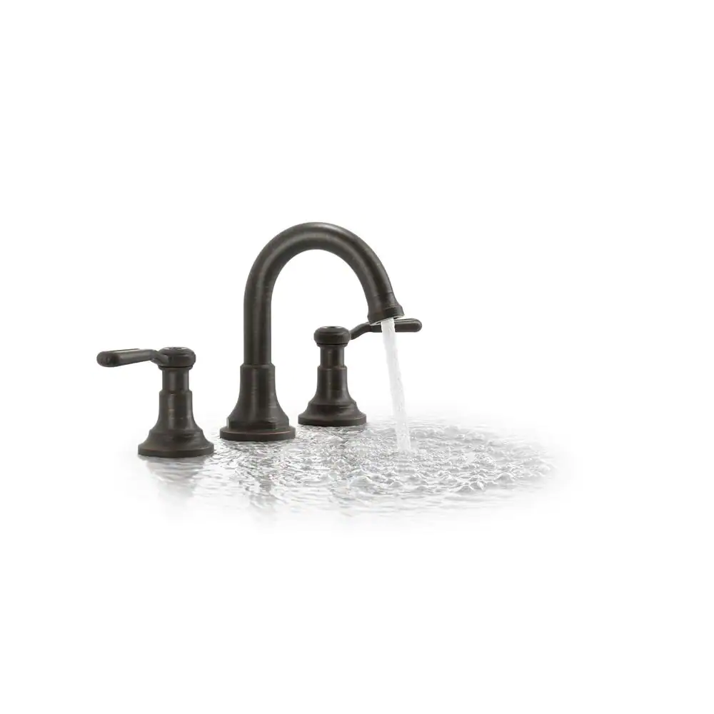 Kohler Worth 8 in. Widespread 2-Handle Bathroom Faucet in Oil-Rubbed Bronze