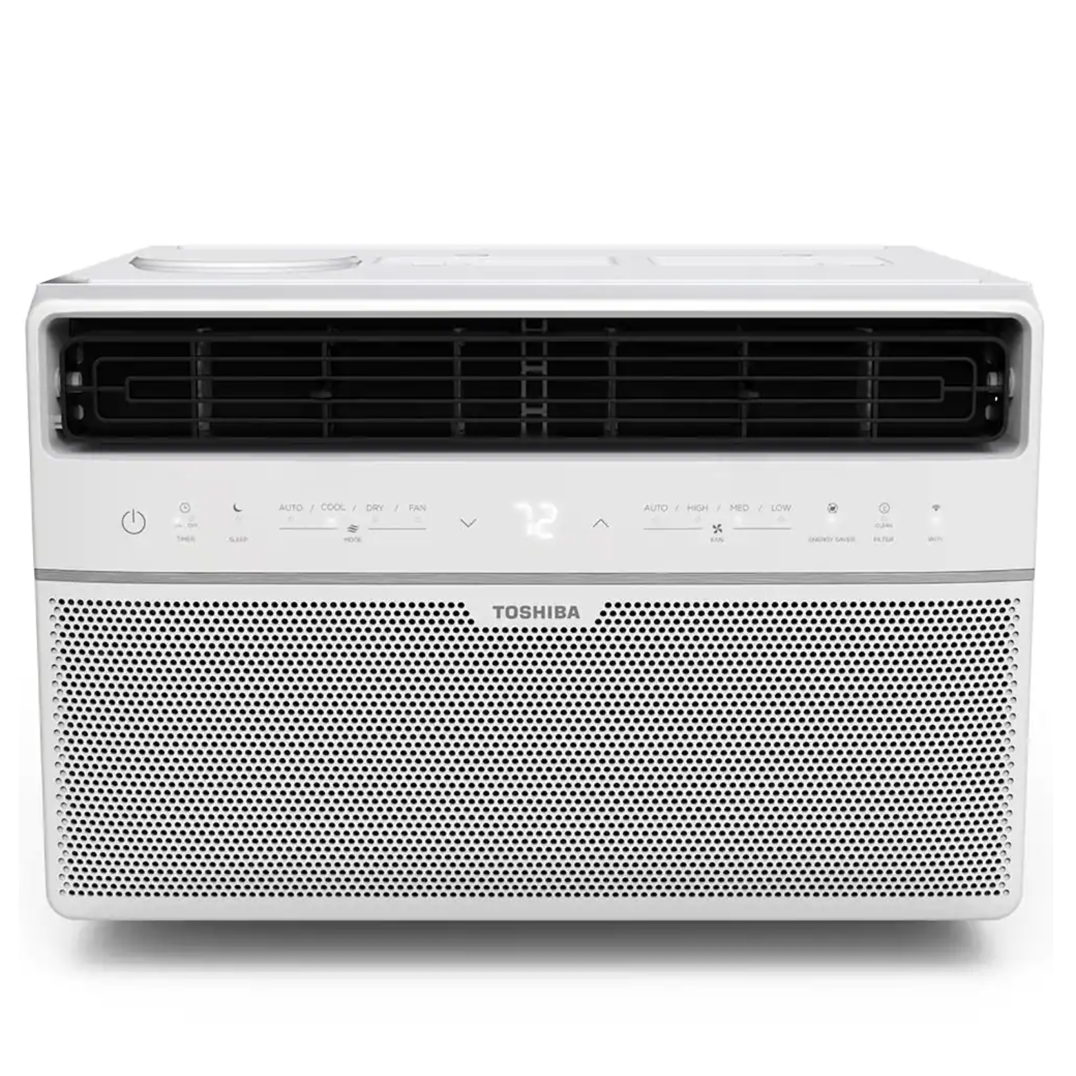 Toshiba 8.000 BTU 115-Volt Smart WiFi Touch Control Window Air Conditioner with Remote and Energy Star in White (RAC-WK0812ESCWR)