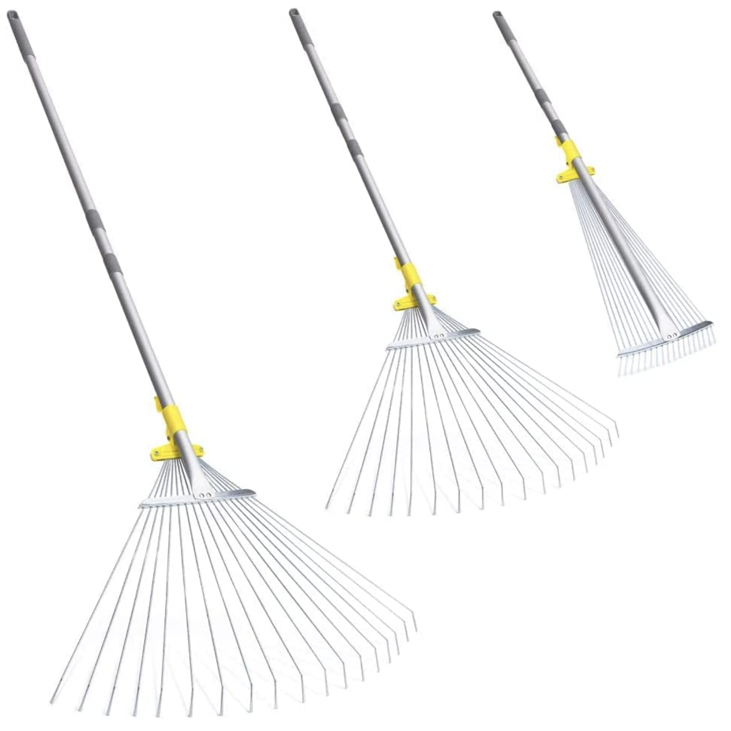 Jardineer 73-Inch Adjustable Garden Rake