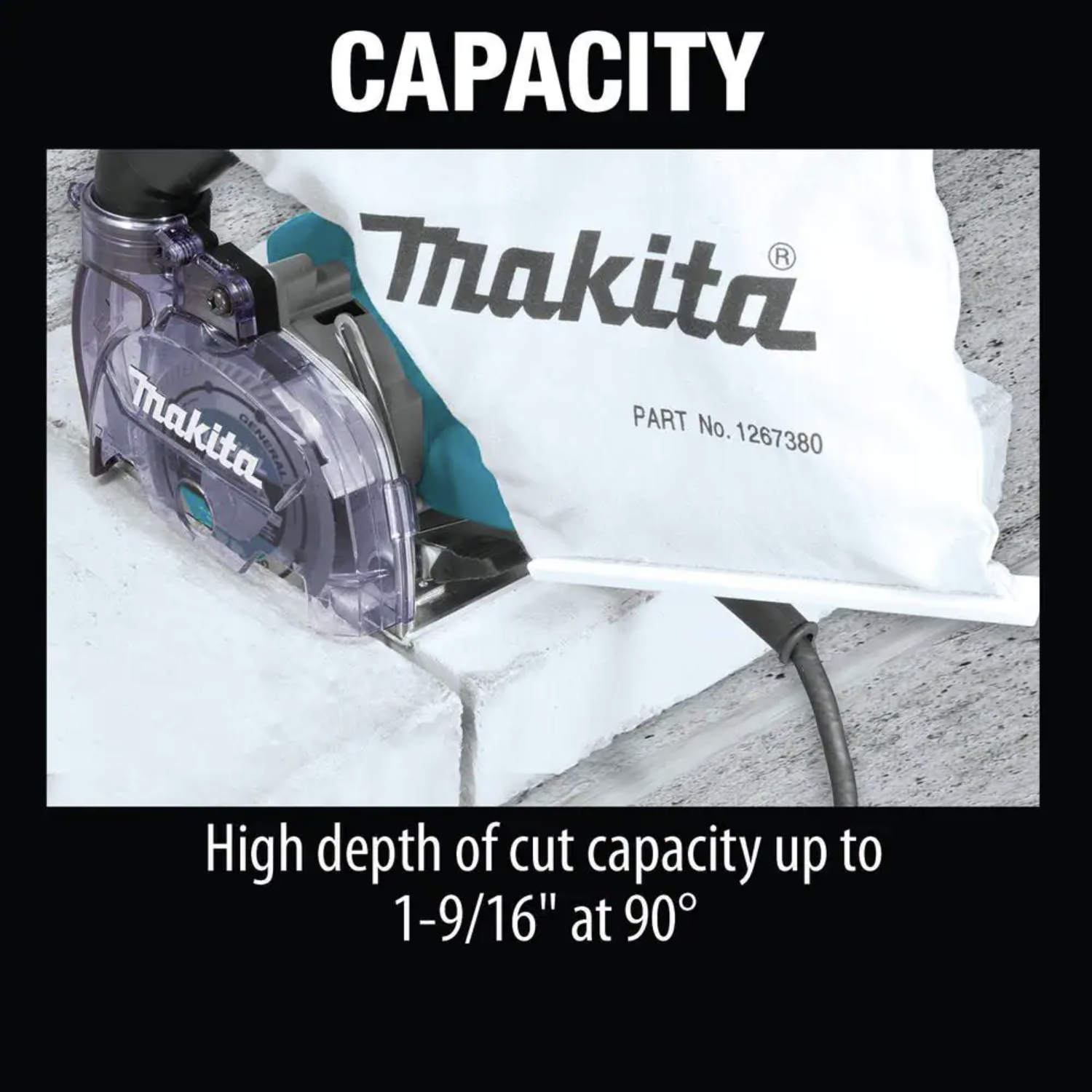 Makita 5 in. Dry Masonry Saw with Dust Extraction 4100KB