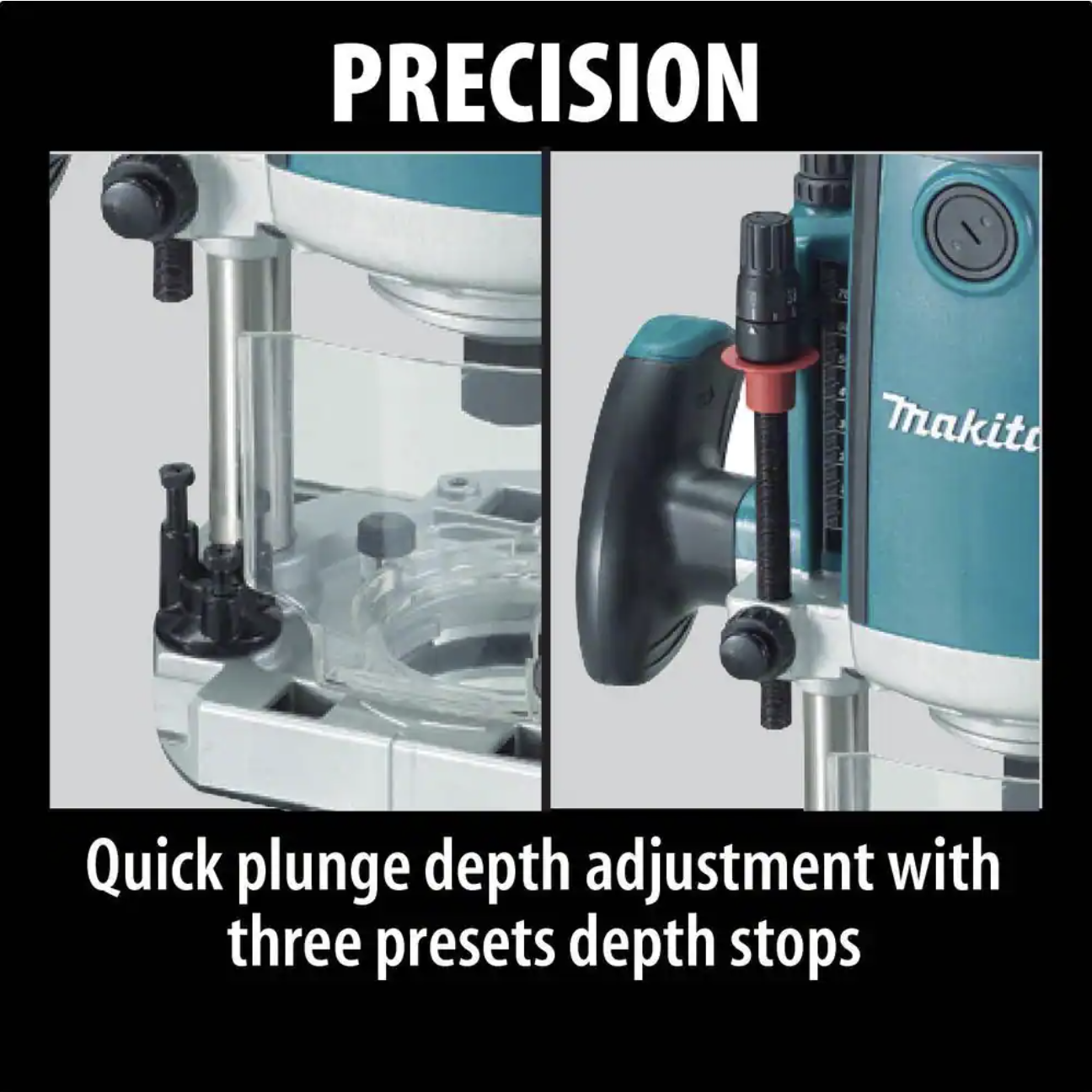 Makita 15-Amp 3-1/4 HP Corded Plunge Router