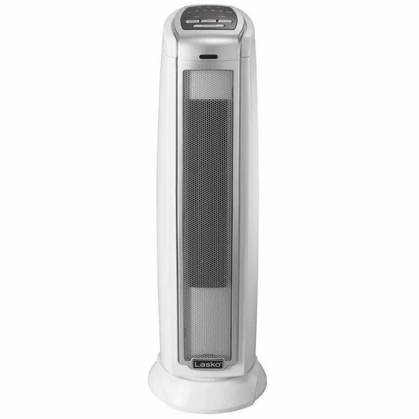 Lasko Oscillating Ceramic Tower Heater. Silver