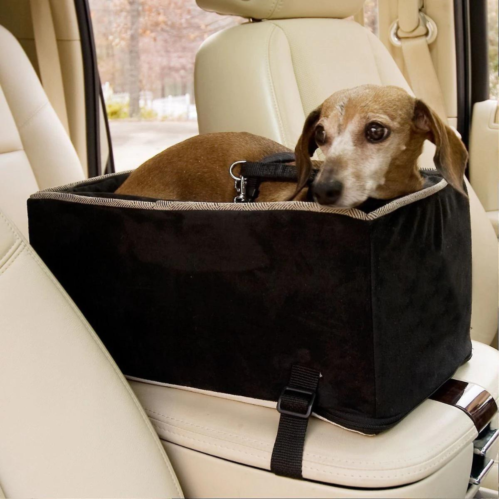Snoozer Pet Products Luxury Microfiber Console Dog & Cat Car Seat