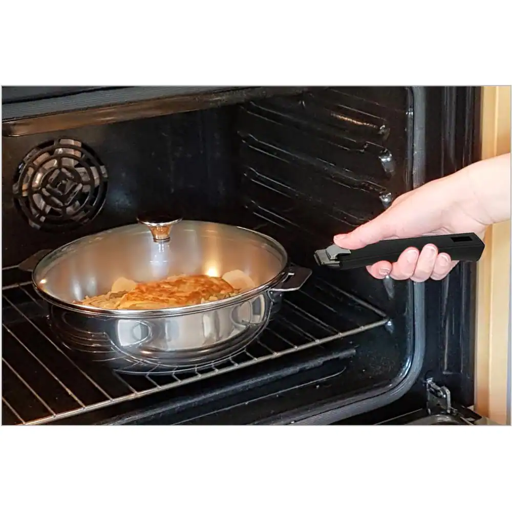 Cristel Tulipe 3-Piece Stainless Steel Nonstick Frying Pan Set