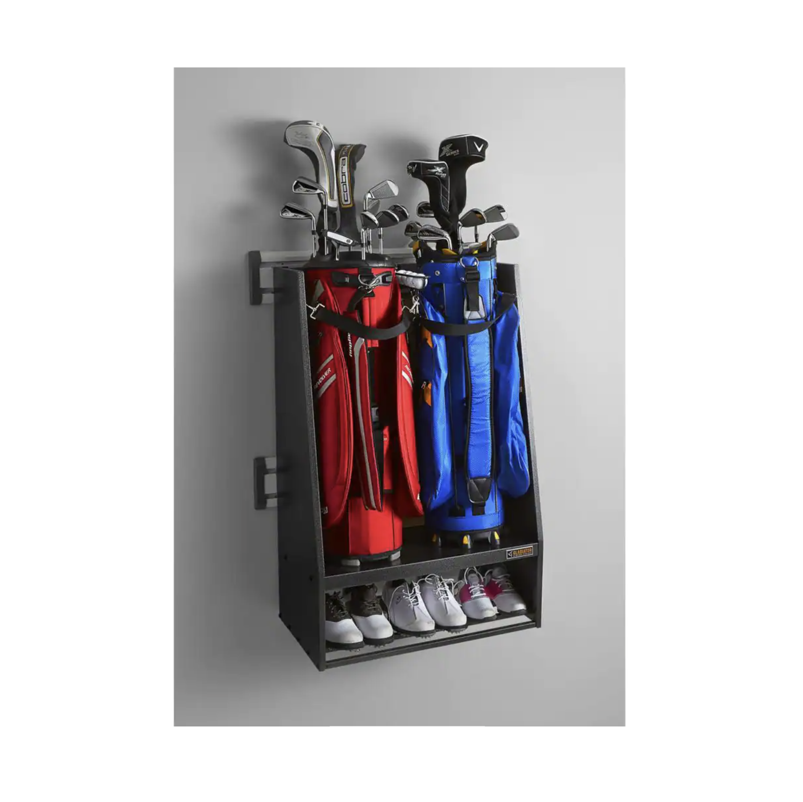 Gladiator GearTrack Gray Steel 2-Bag Golf Organizer