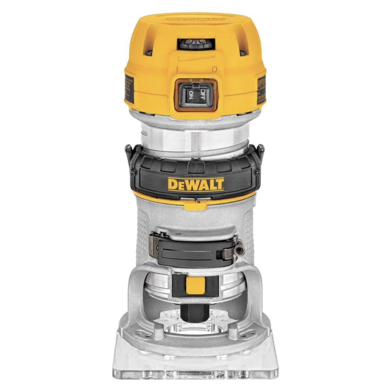 Dewalt 7 Amp Corded 1-1/4 HP Max Torque Variable Speed Compact Router with LEDs