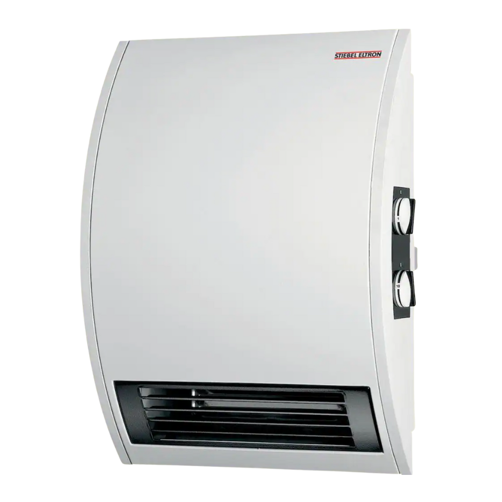 Stiebel Eltron Wall-Mounted Electric Fan Heater with Timer