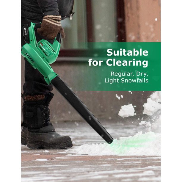 Kimo Cordless Leaf Blower. 200 CFM 170 MPH Battery-Operated Blower