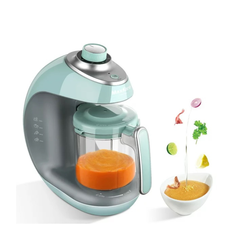 MaxKare Baby Food Maker Baby Food Processor Blender Grinder Steamer Cooks & Blends Healthy Homemade Baby Food