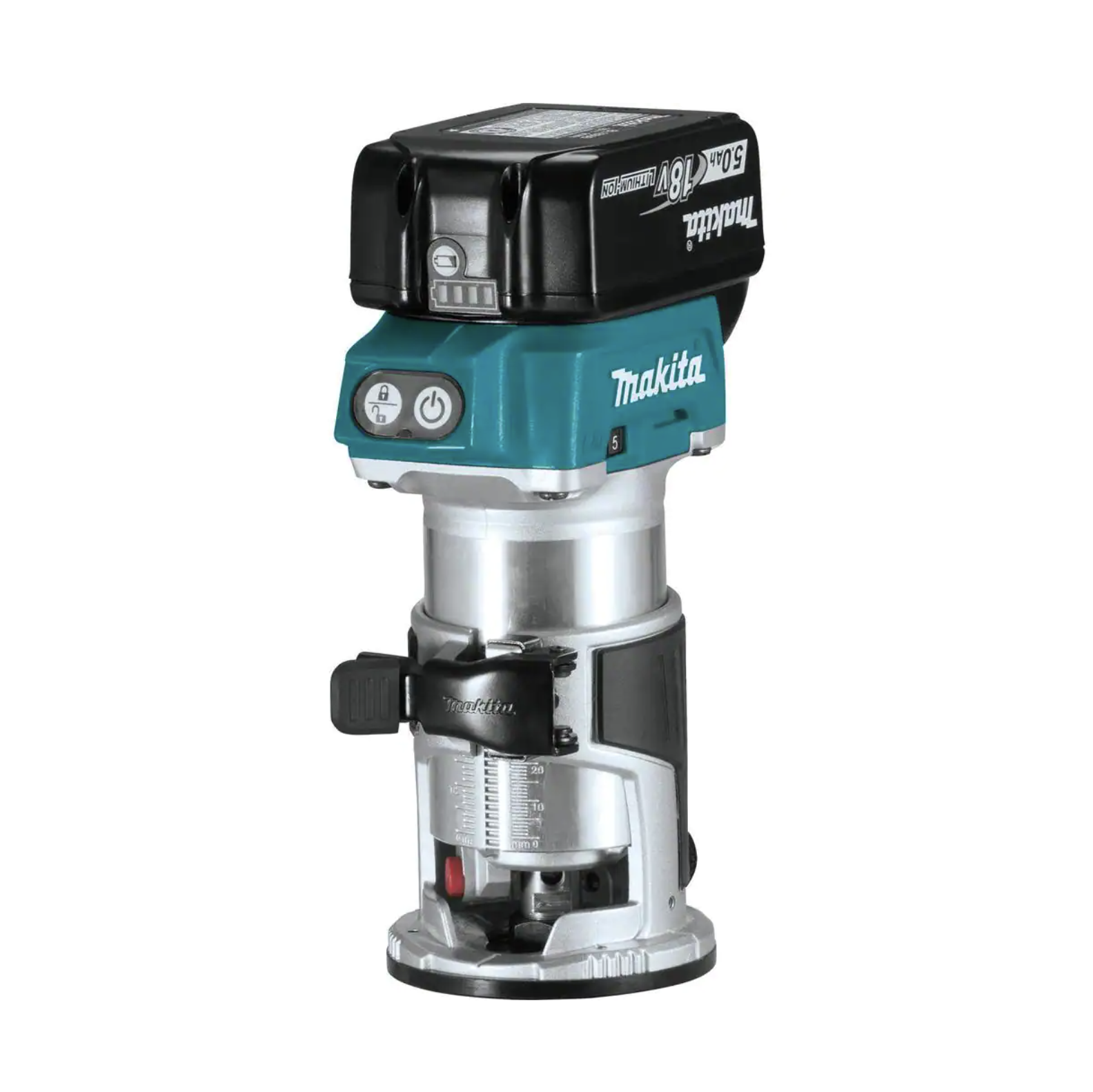 Makita 5.0 Ah 18V LXT Lithium-Ion Brushless Cordless Compact Router Kit
