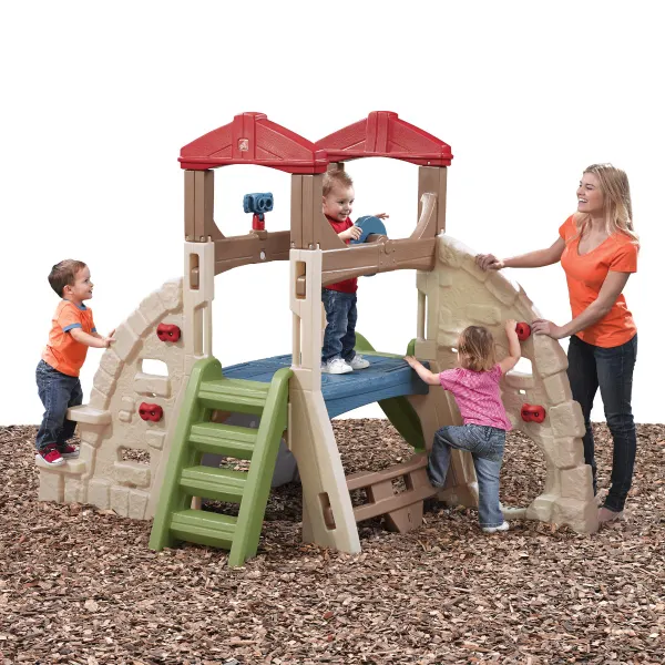 Step2 Alpine Ridge Kid Climber and Slide Outdoor Toddler Playground