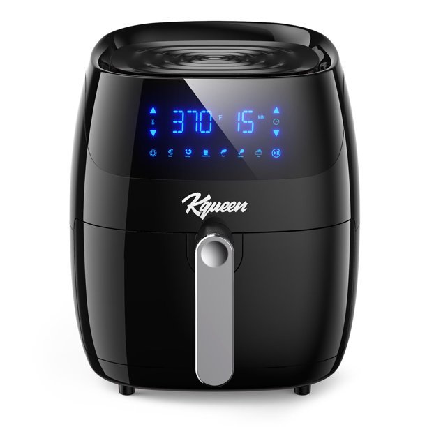 Kqueen Air Fryer. 4.7 Quart Digital Touch Screen. 6 Preset Menus One Touch & Cooking