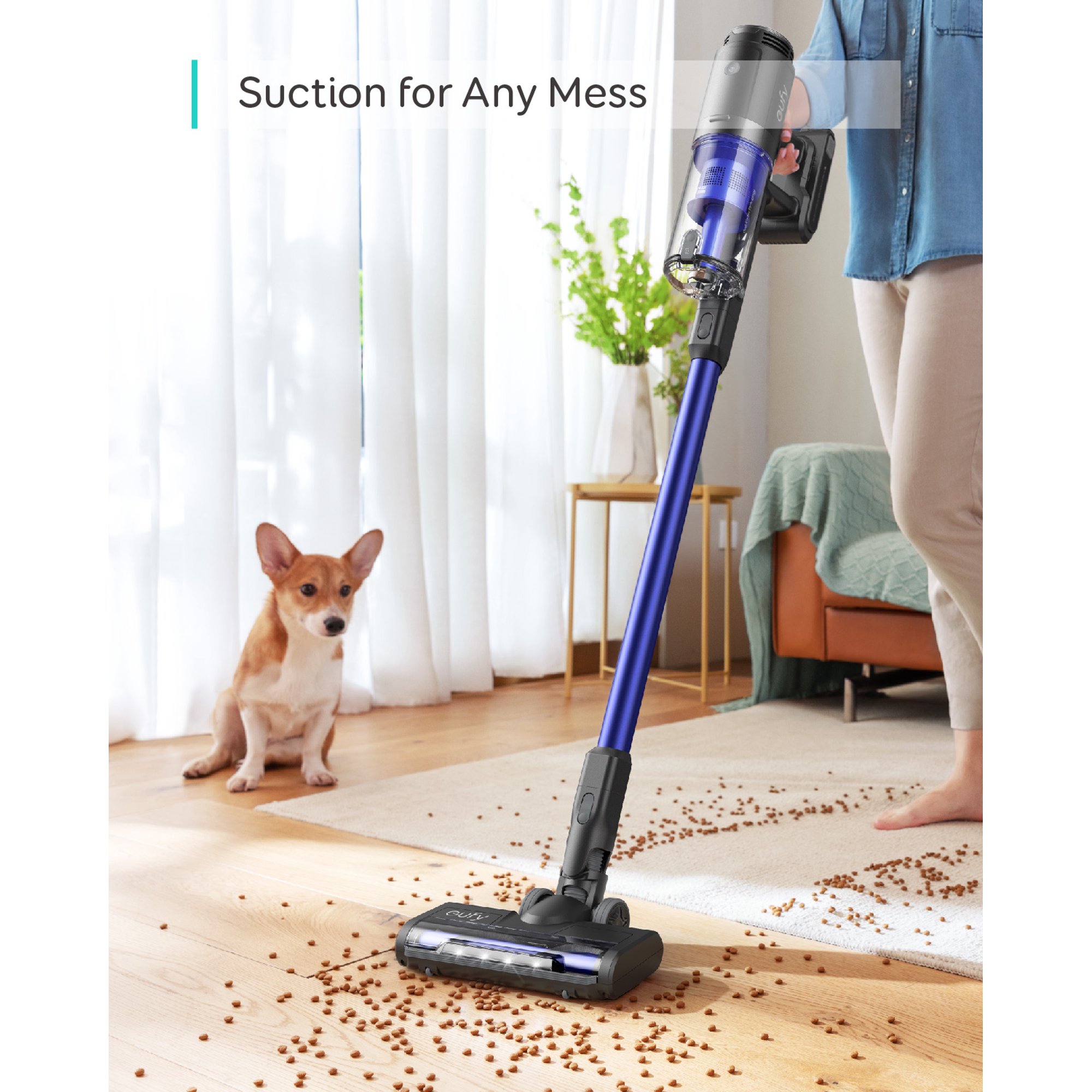 Anker eufy HomeVac S11 Reach. Handstick Vaccum Cleaner. Blue