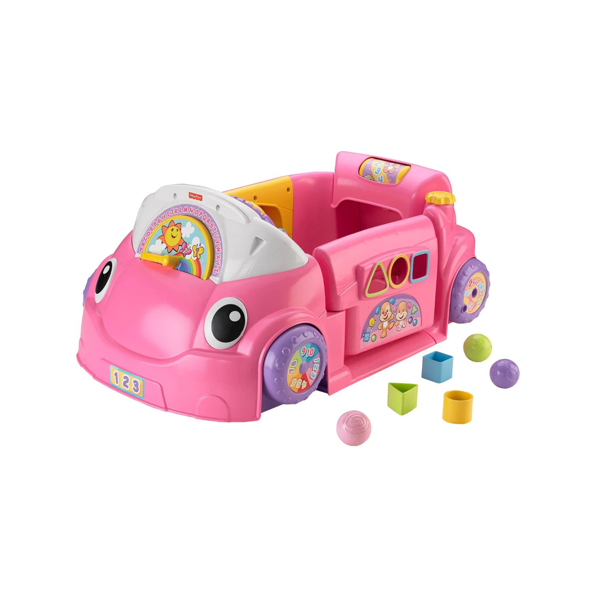 Fisher-Price Laugh & Learn Crawl Around Car. Pink