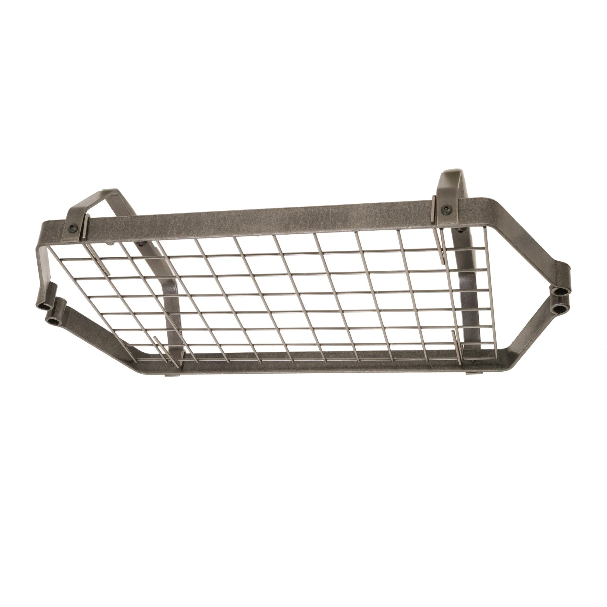 Enclume Gourmet USA Handcrafted Low Ceiling Retro Pot Rack. Hammered Steel