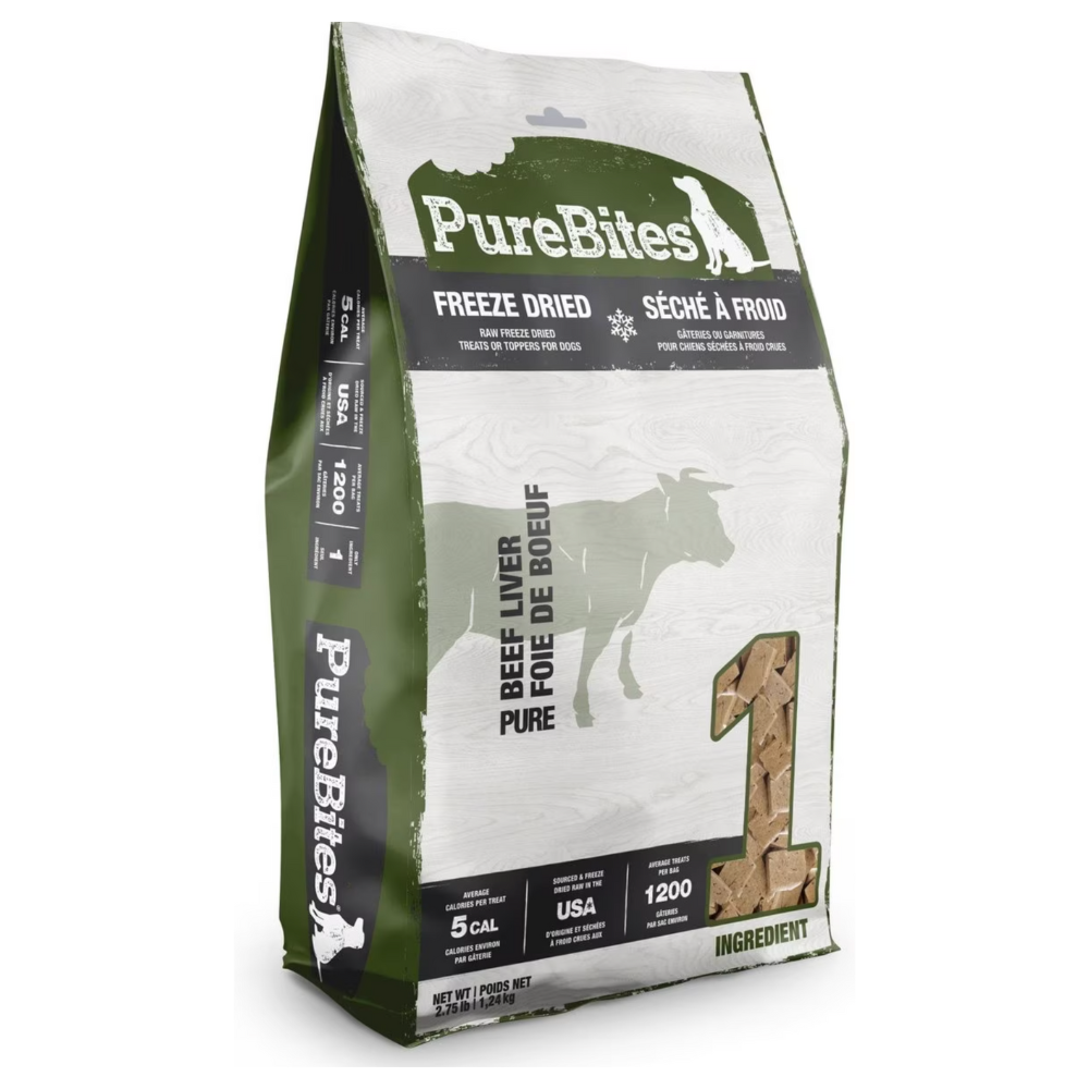 PureBites Beef Liver Freeze-Dried Raw Dog Treats