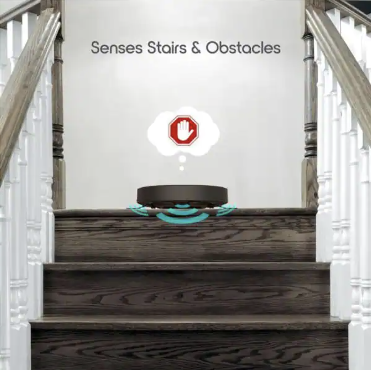 Tzumi 14.4-Volt Ion Robotic Vacuum Cleaner Self-Charging Controlled Via Mobile App Or Voice Activated Wi-Fi Connected