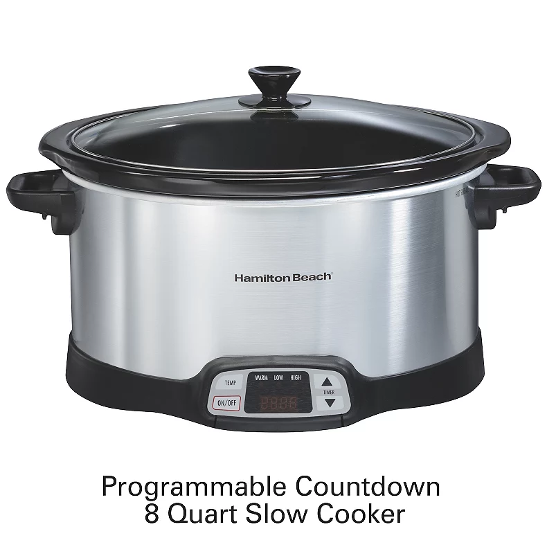 Hamilton Beach 8-qt. Programmable Slow Cooker