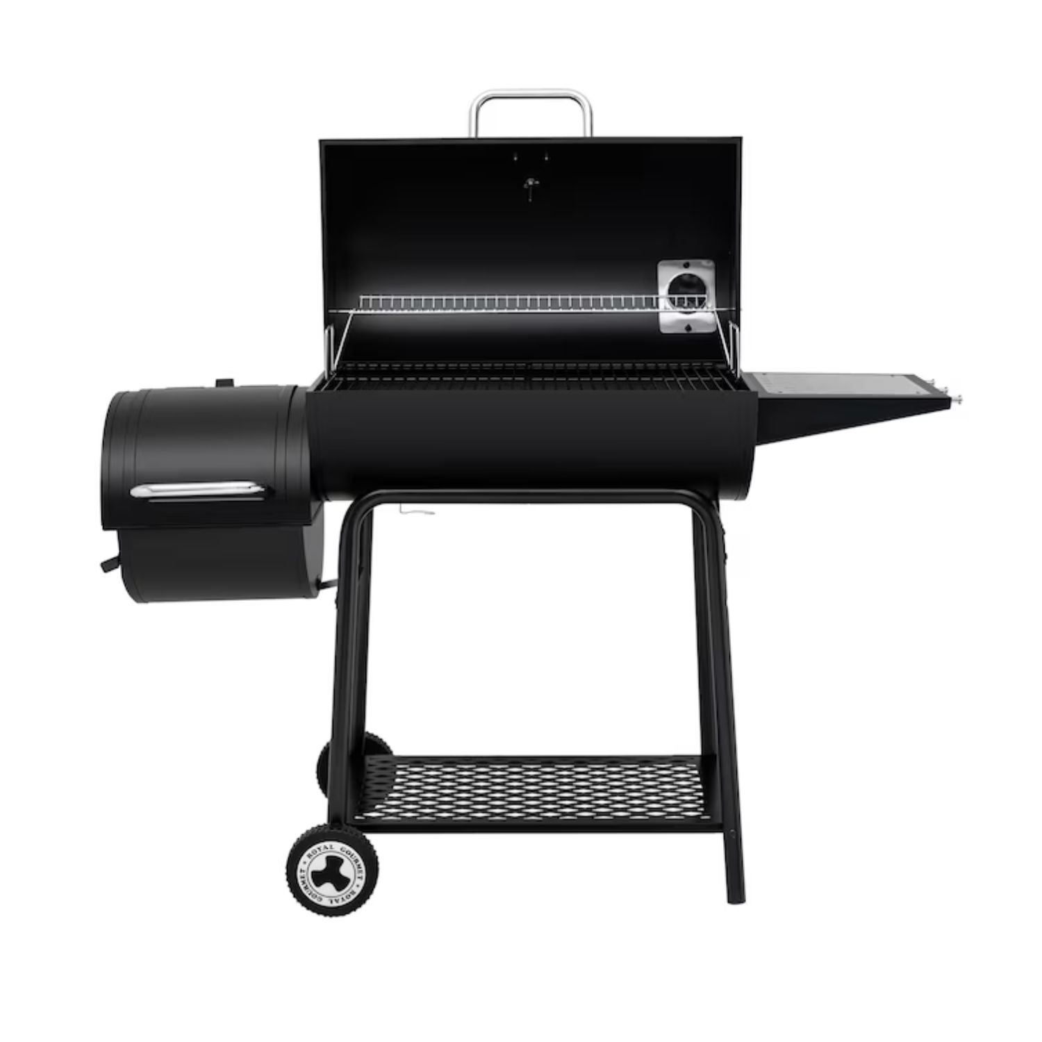 Royal Gourmet 27-in W Black Barrel Charcoal Grill