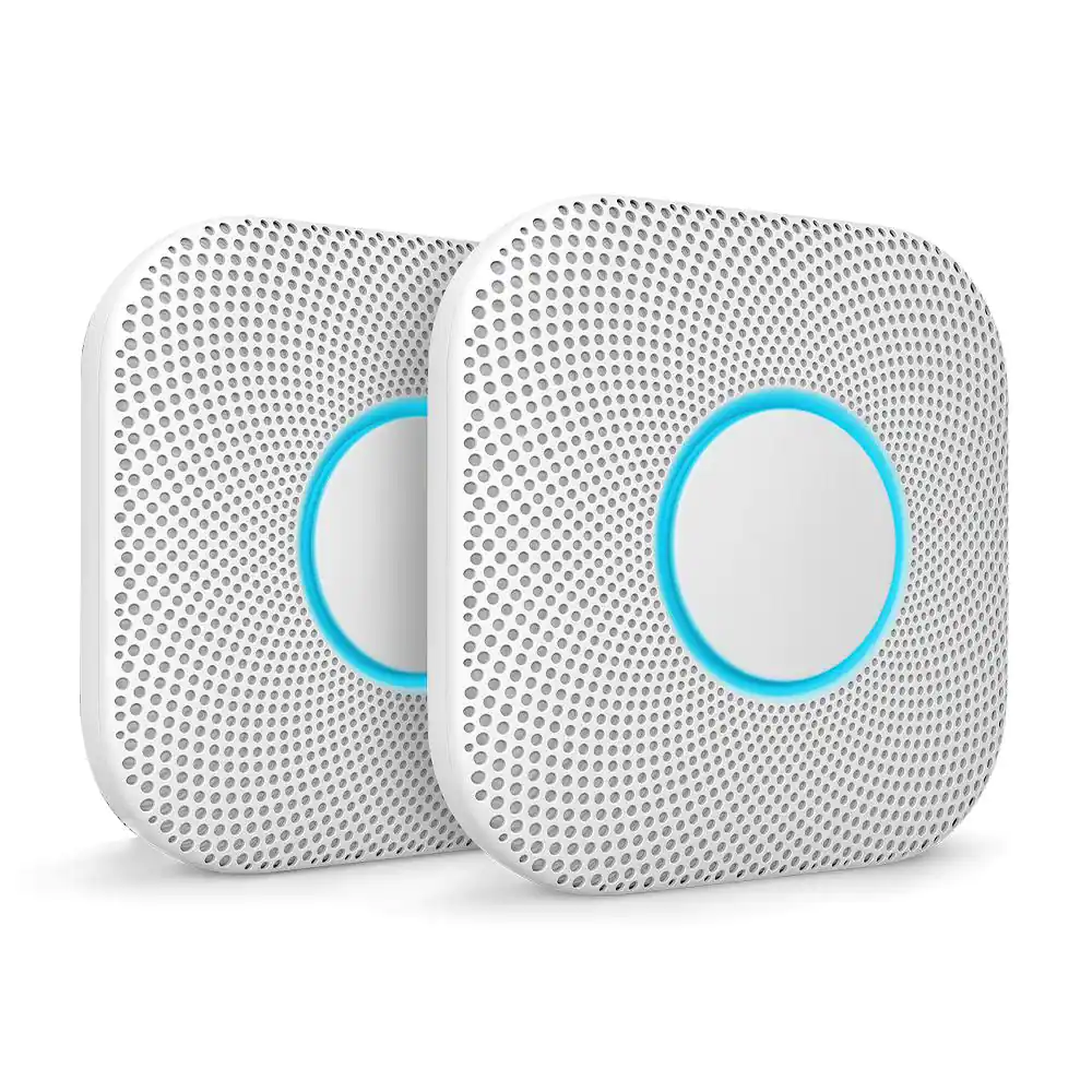 Google Nest Protect - Smoke Alarm And Carbon Monoxide Detector - Wired - 2 Pack