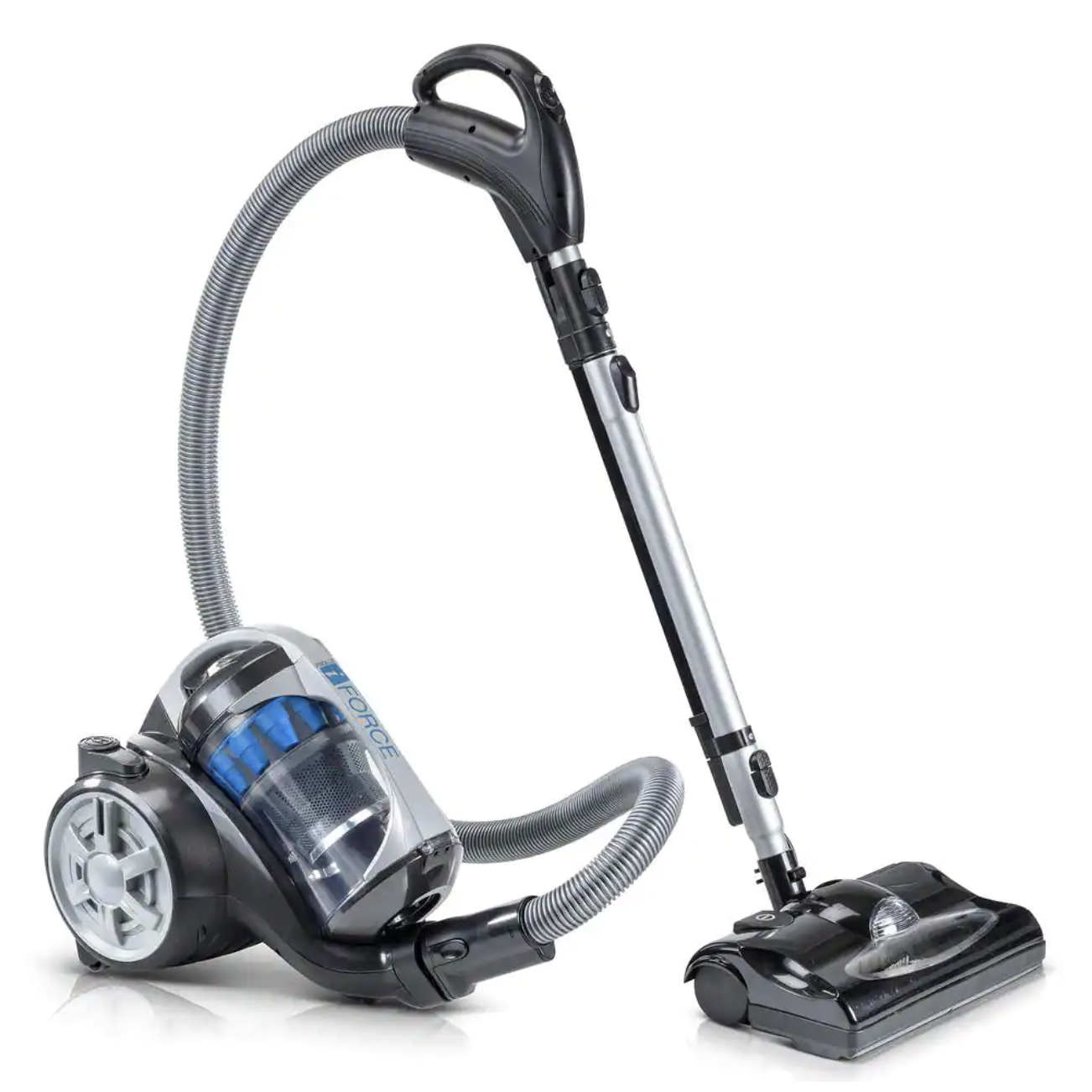 Prolux iFORCE Bagless Canister Vacuum Cleaner With 2-Stage HEPA Filtration and Power Nozzle