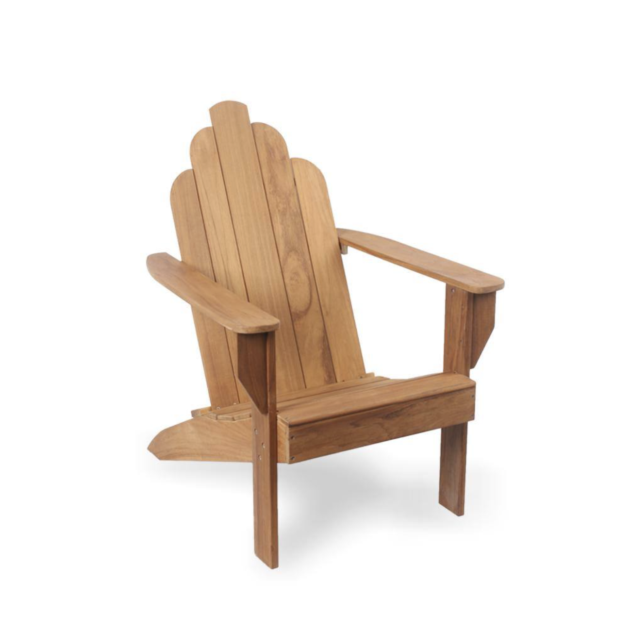 Cambridge Casual Heaton Natural Teak Wood Adirondack Chair