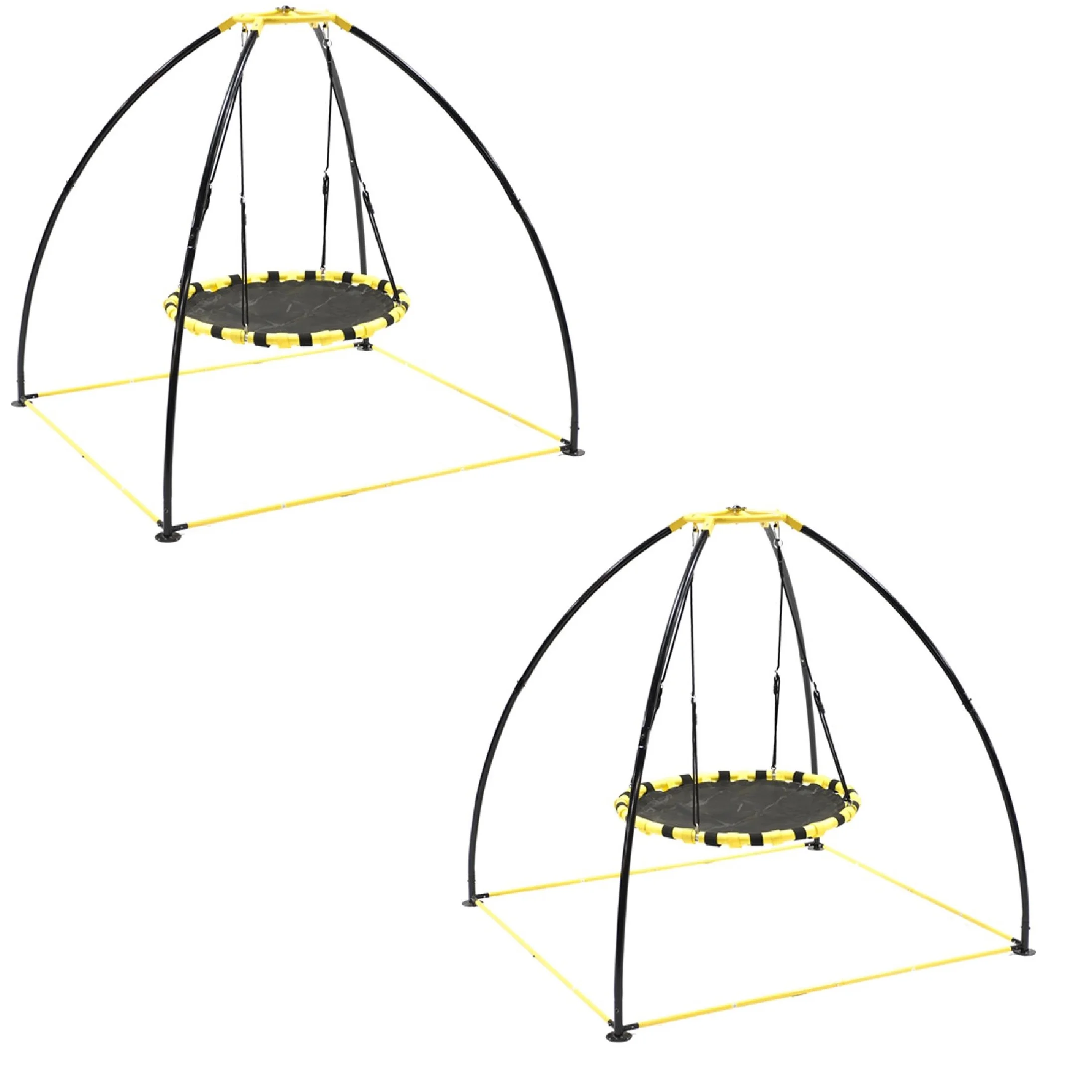 Jumpking Backyard 360 Degree Adjustable Height UFO Swing Set (2 Pack). JKBK-UFO