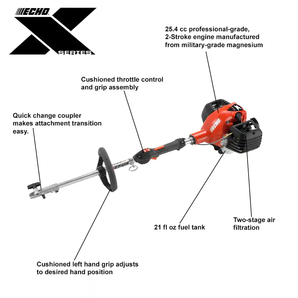 Echo 25.4 cc Gas 2-Stroke Pro Attachment Series Power Head