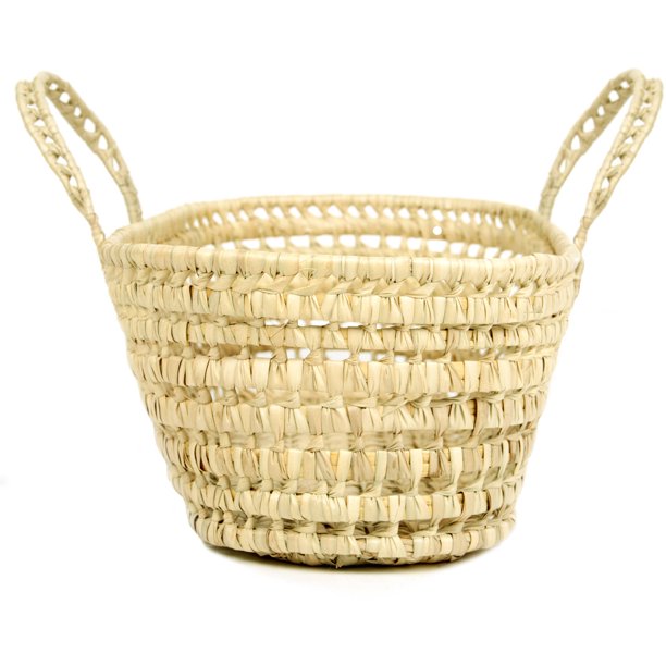 Tadpoles Organic Palm Leaf Moses Basket