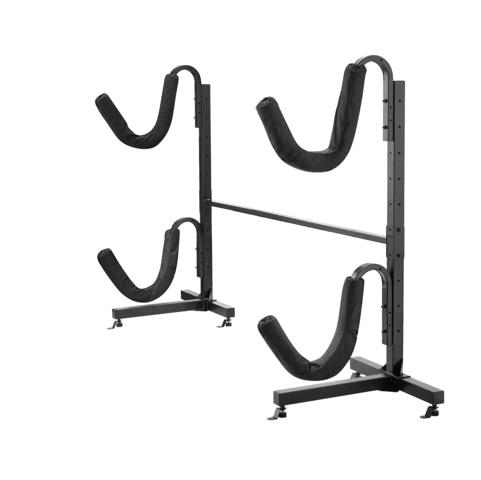 Black 2- Kayak Freestanding Storage Rack
