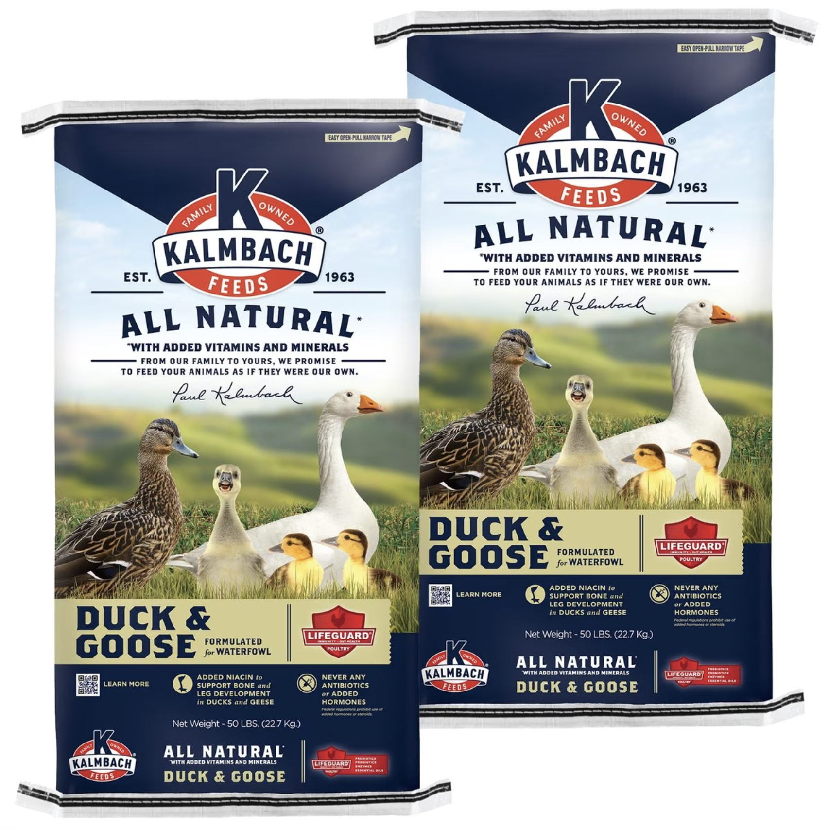 Kalmbach Feeds All Natural Duck & Goose Food. 100-lb bag