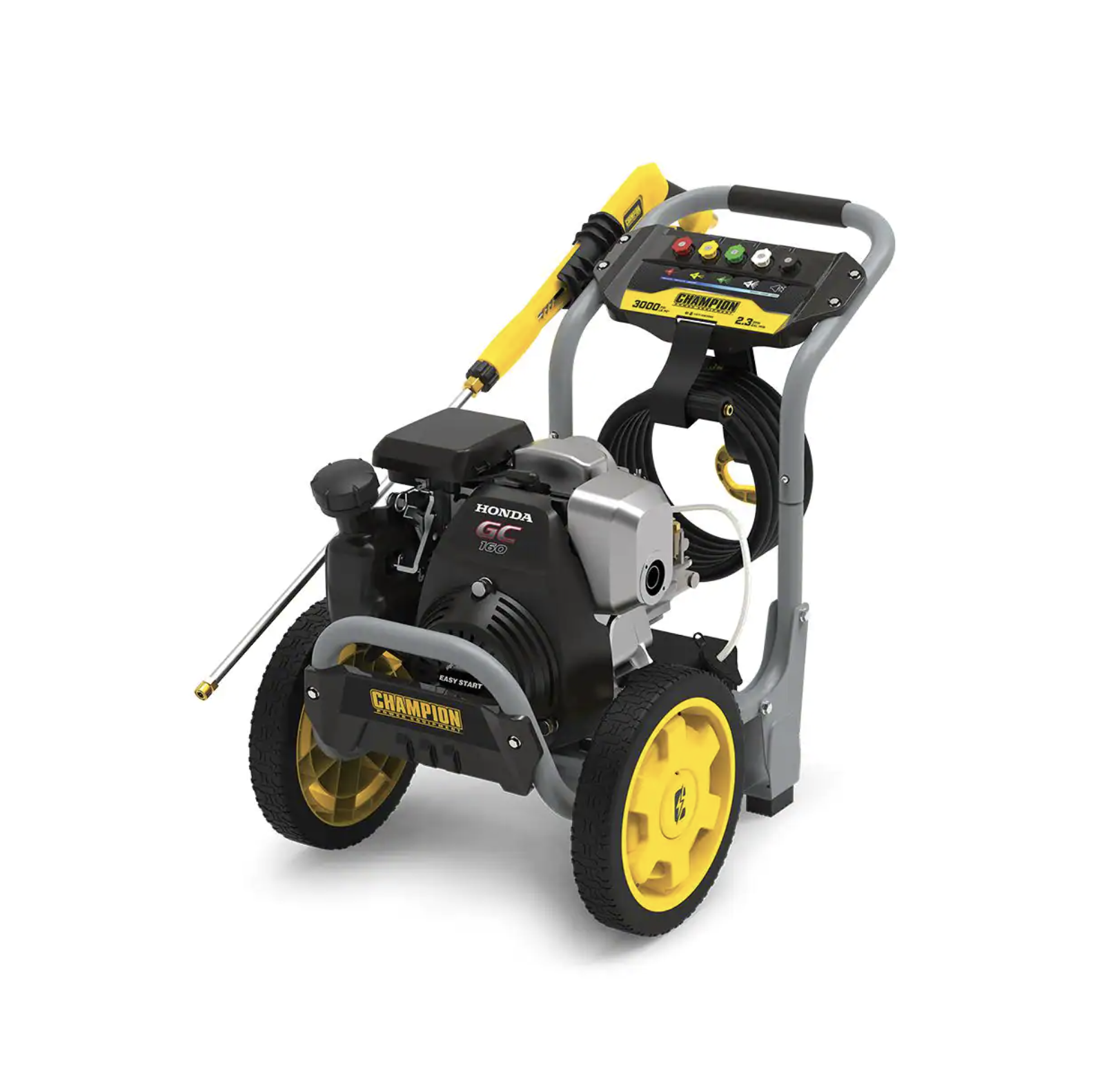 Champion Power Equipment 3000 psi 2.3 GPM Cold Water Gas Pressure Washer With Honda Engine