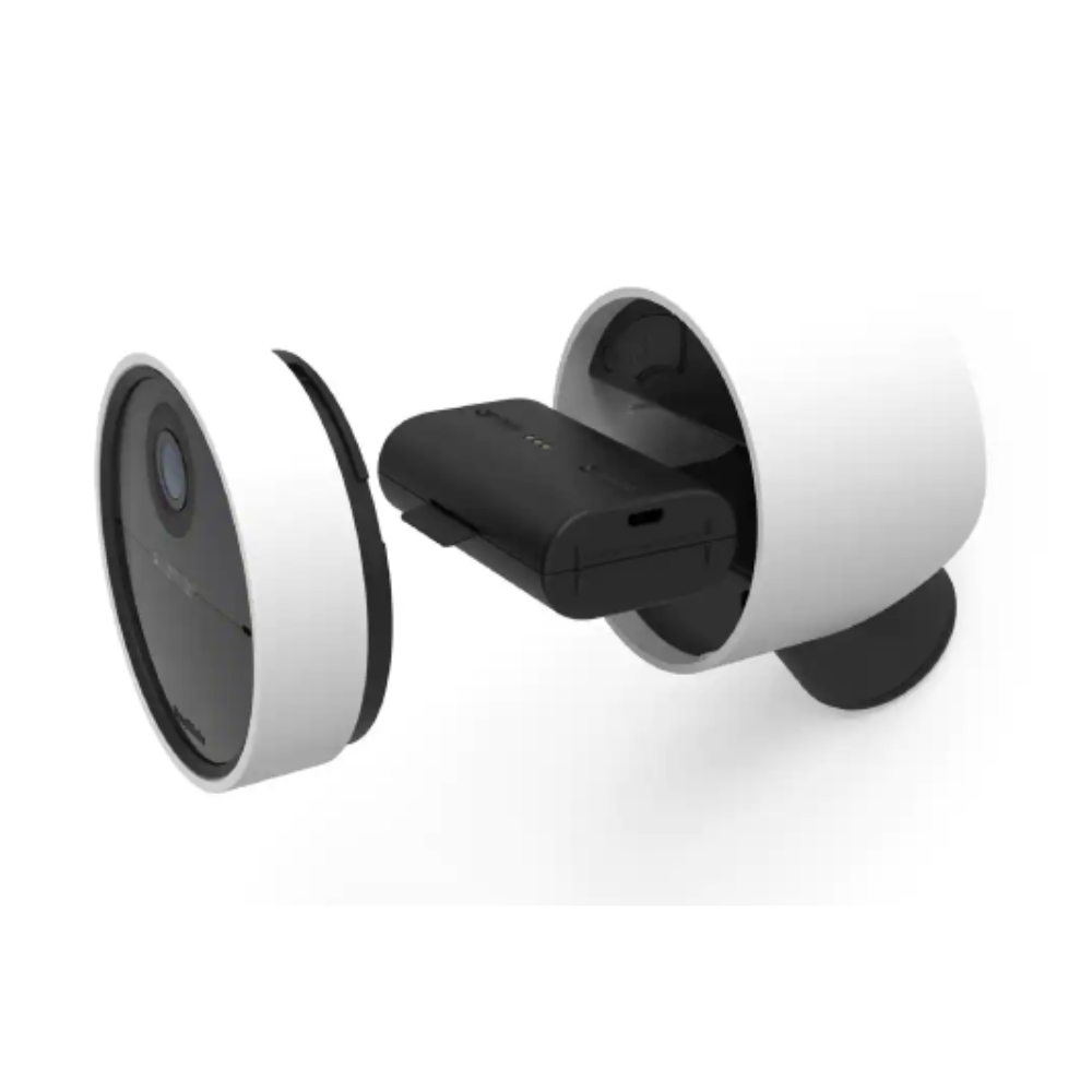 SimpliSafe Wireless Outdoor Smart Home Security Camera. White (1-Pack)