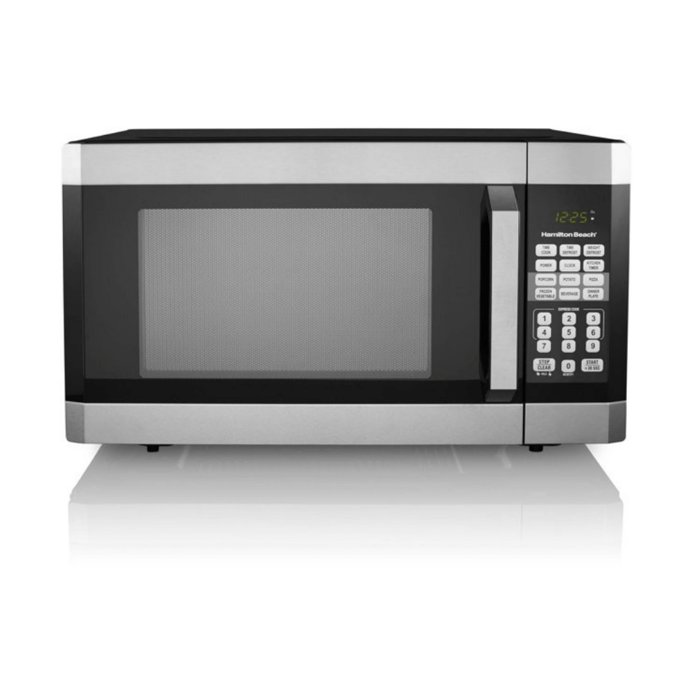 Hamilton Beach 1.6 Cu. Ft. Digital Microwave Oven. Stainless Steel