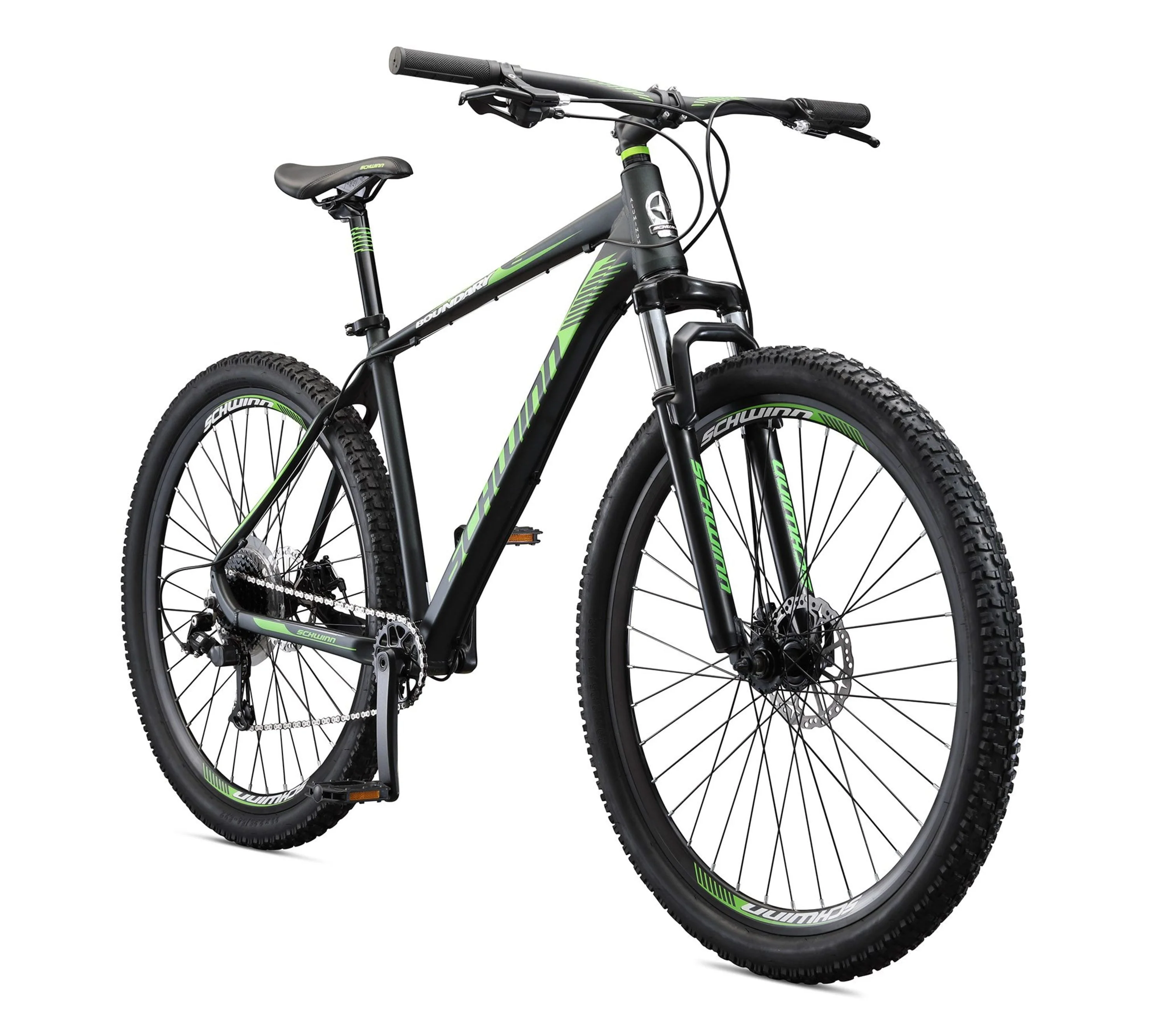 Schwinn 29-in. Boundary Mens Mountain Bike. Black and Green