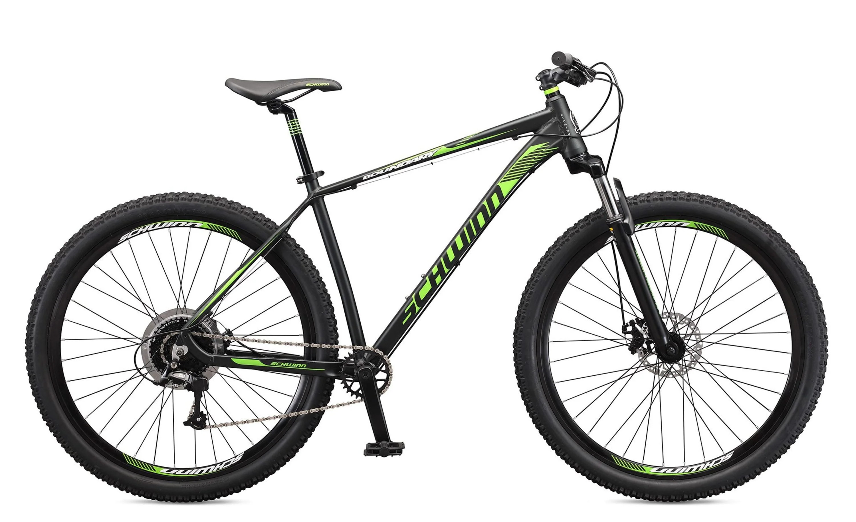 Schwinn 29-in. Boundary Mens Mountain Bike. Black and Green