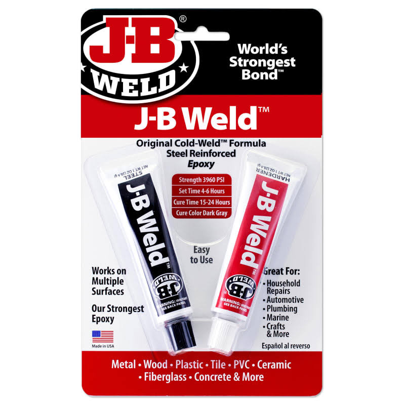 J-B Weld Original Cold Weld Steel Reinforced Epoxy