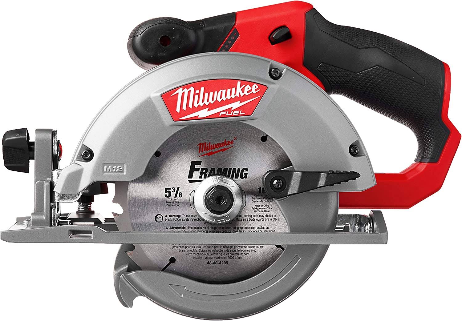 Milwaukee Tool 2530-20 M12 Fuel 5-3/8 in. Circular Saw