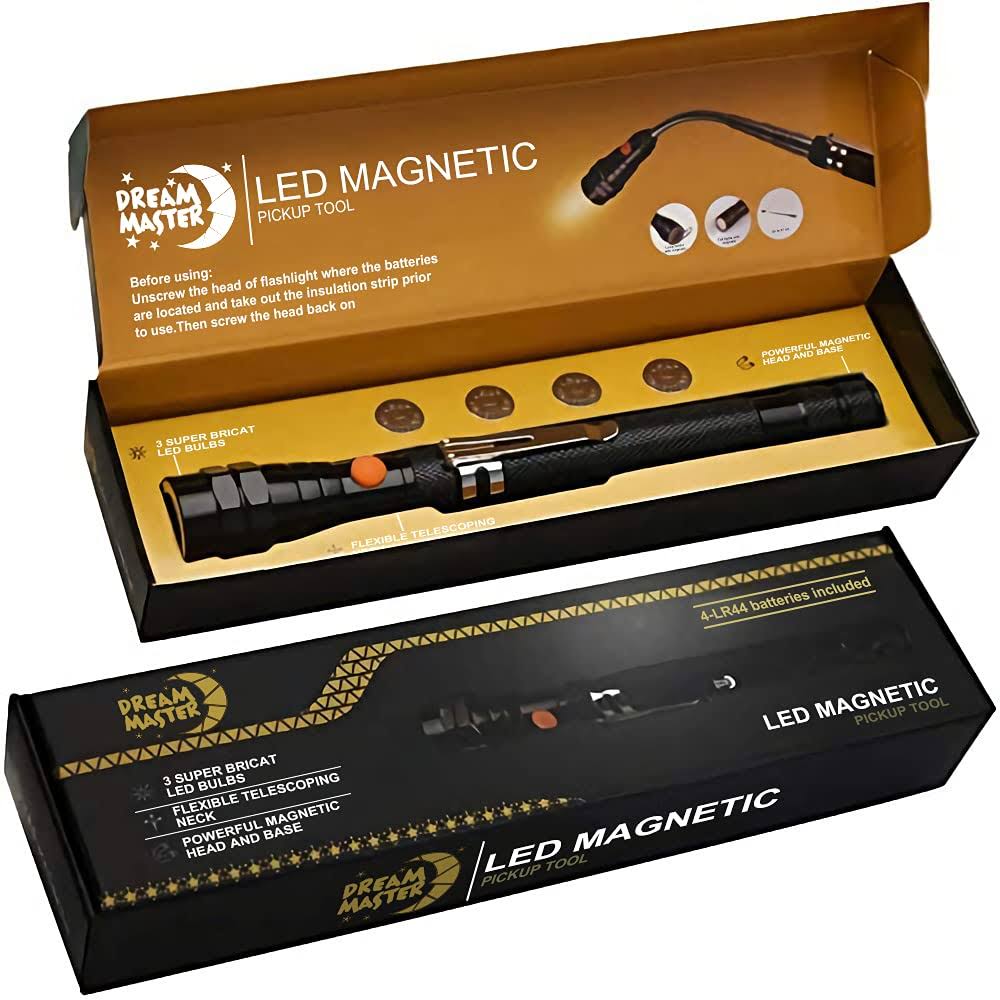 Dream Master Magnet 3 LED Magnetic Pickup tool.Unique Christmas Gift for Men. di