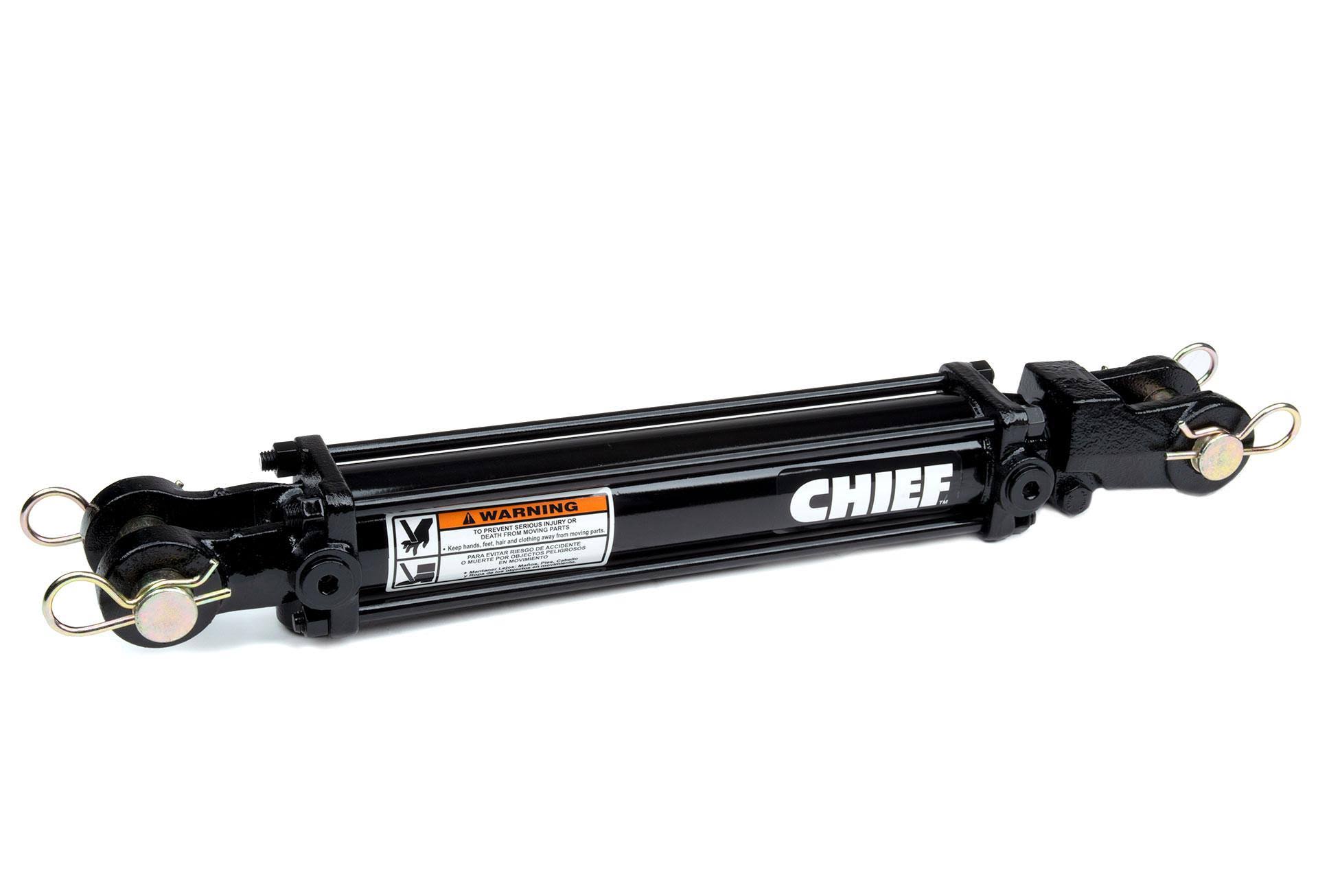 Chief TC3 Tie-Rod Hydraulic Cylinder: 2.5 Bore x 16 Stroke- 1.25 Rod