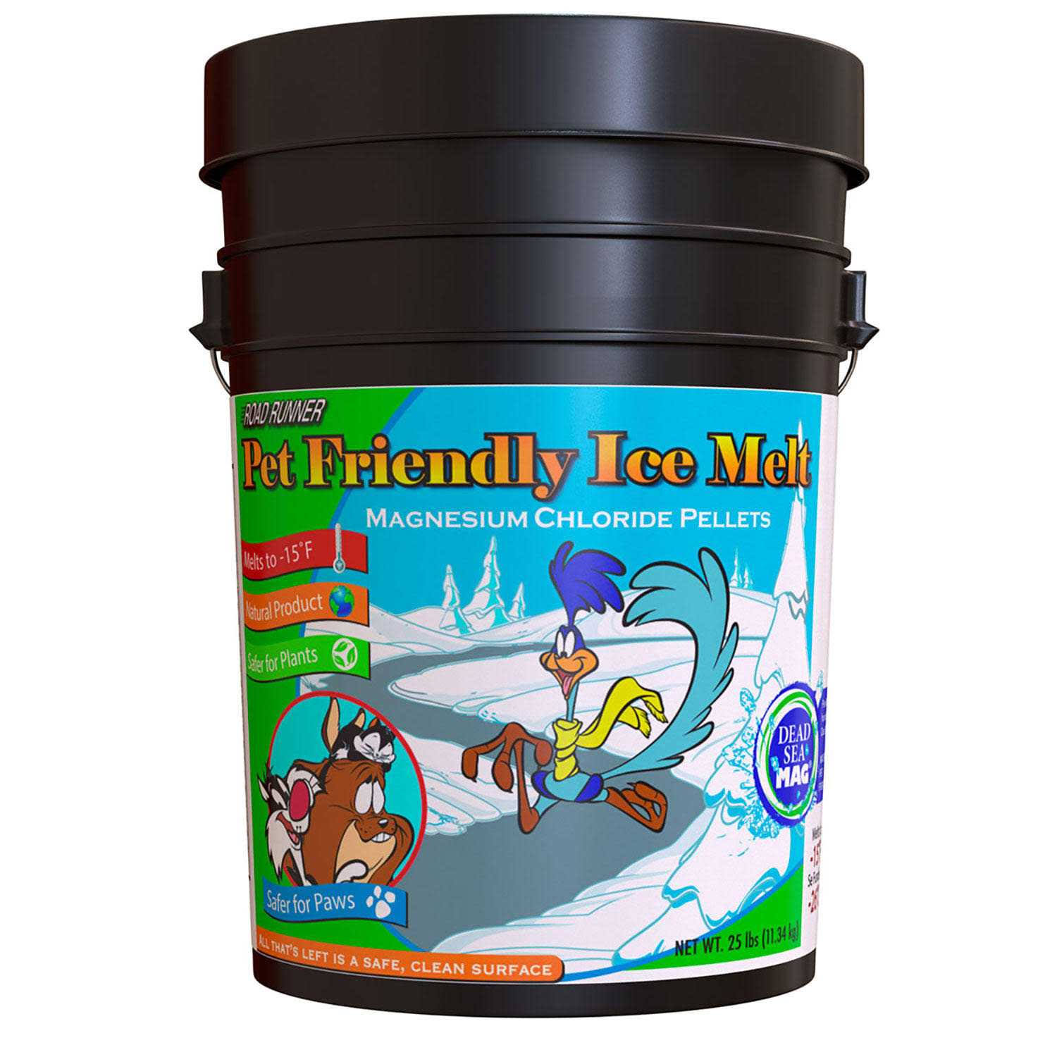 Road Runner Pet Friendly Ice Melt- 25lb Pail