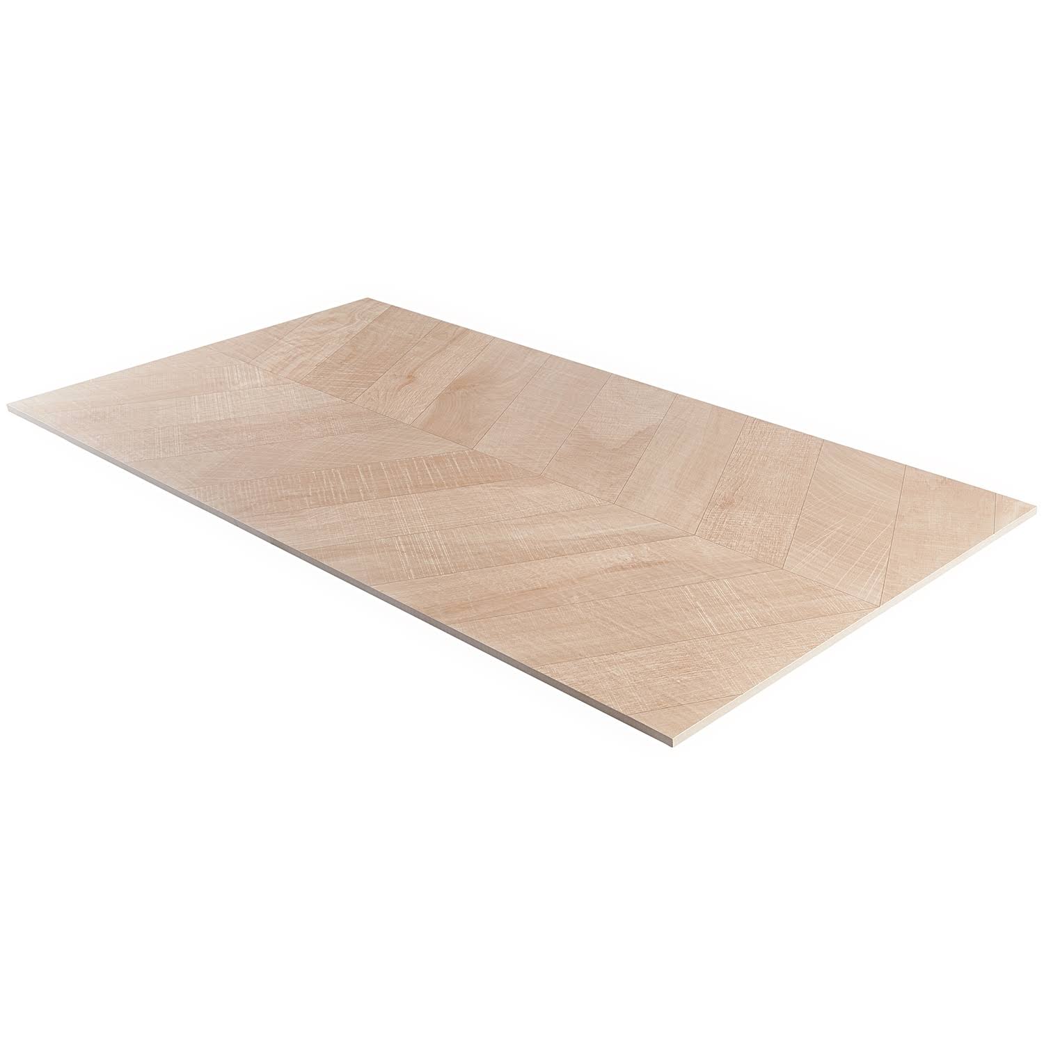 Ivy Hill Tile Montgomery Chevron Maple 24 in. x 48 in. Matte Porcelain Floor and Wall Tile (15.49 Sq. ft./Case)