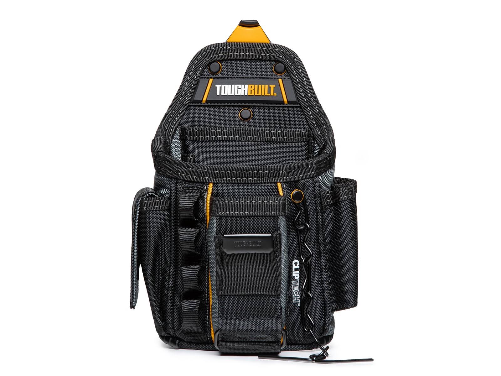 Toughbuilt Polyester Electrician Tool Pouch in Black | TBL-CT-434