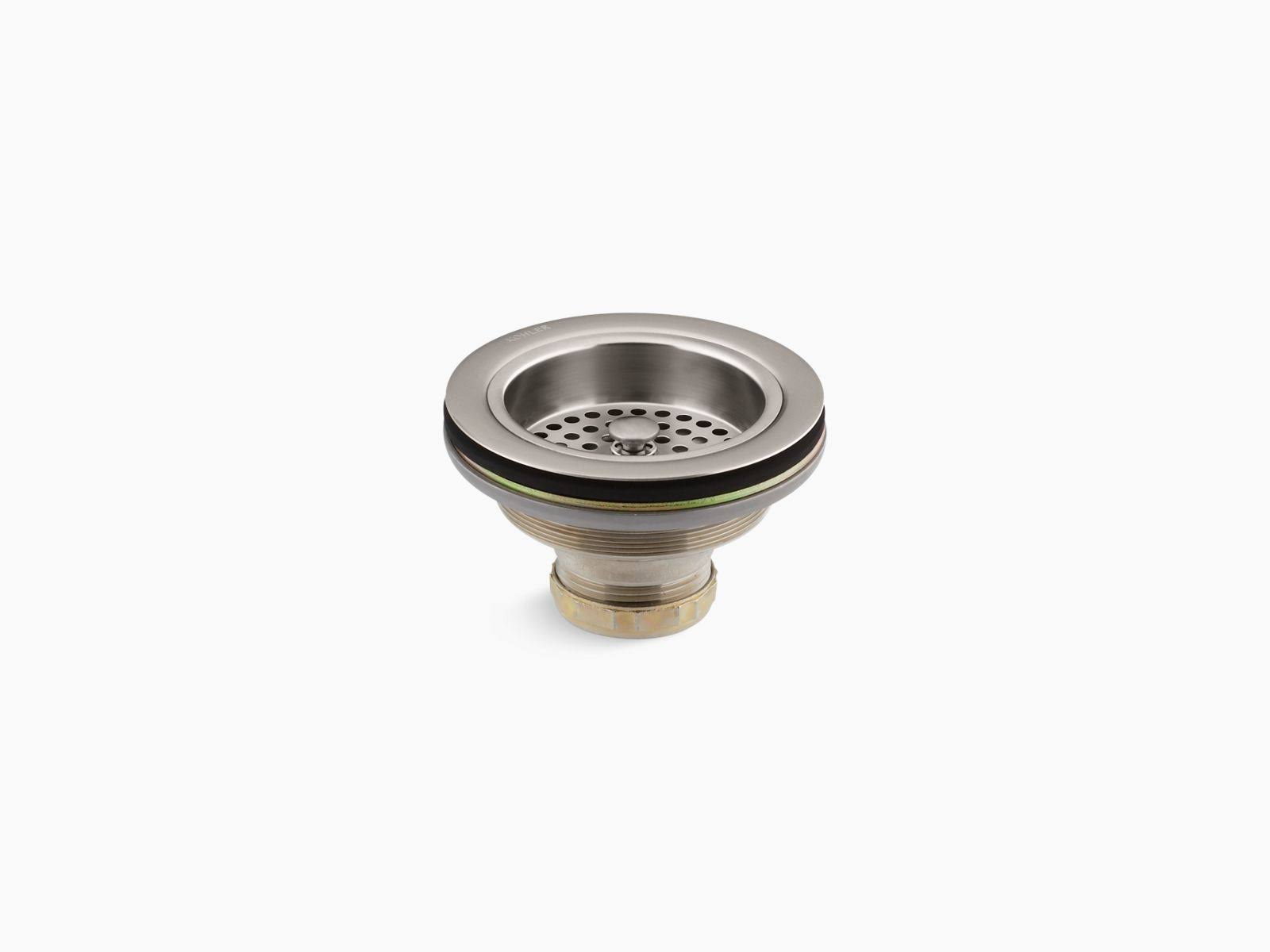 Duostrainer 4-1/2 in. Sink Strainer in Vibrant Stainless