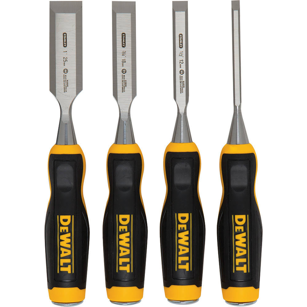 DeWalt DWHT16063 4 Piece Wood Chisel Set