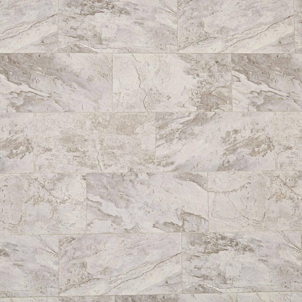STAINMASTER Grove Park Marble 9.84-mil x 12-ft W Waterproof Cut-to-Length Vinyl Sheet Flooring in Gray | U5760.624C994M144