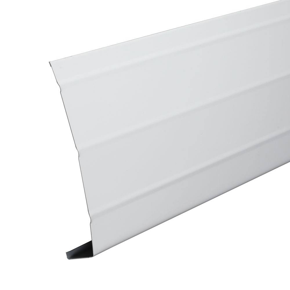 Amerimax 8 in. W x 12 ft. L Aluminum Fascia Trim White 77104